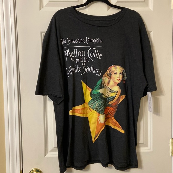 NWT The Smashing Pumpkins Unisex - men’s Large/womens 1X- 25” ptp - Picture 2 of 10